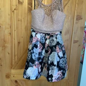 sequin hearts 2 piece dress never used